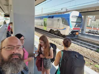 The Crew Waiting on the Train
