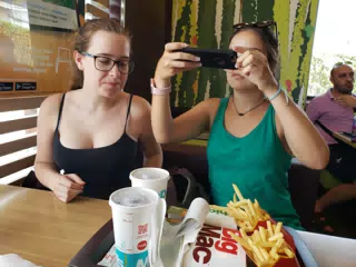 Instagramming McDonald's in Italy