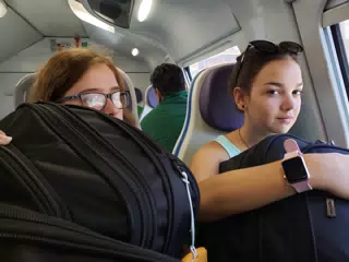 Emily on the Train