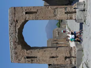 The Girls Under an Arch in Pompeii