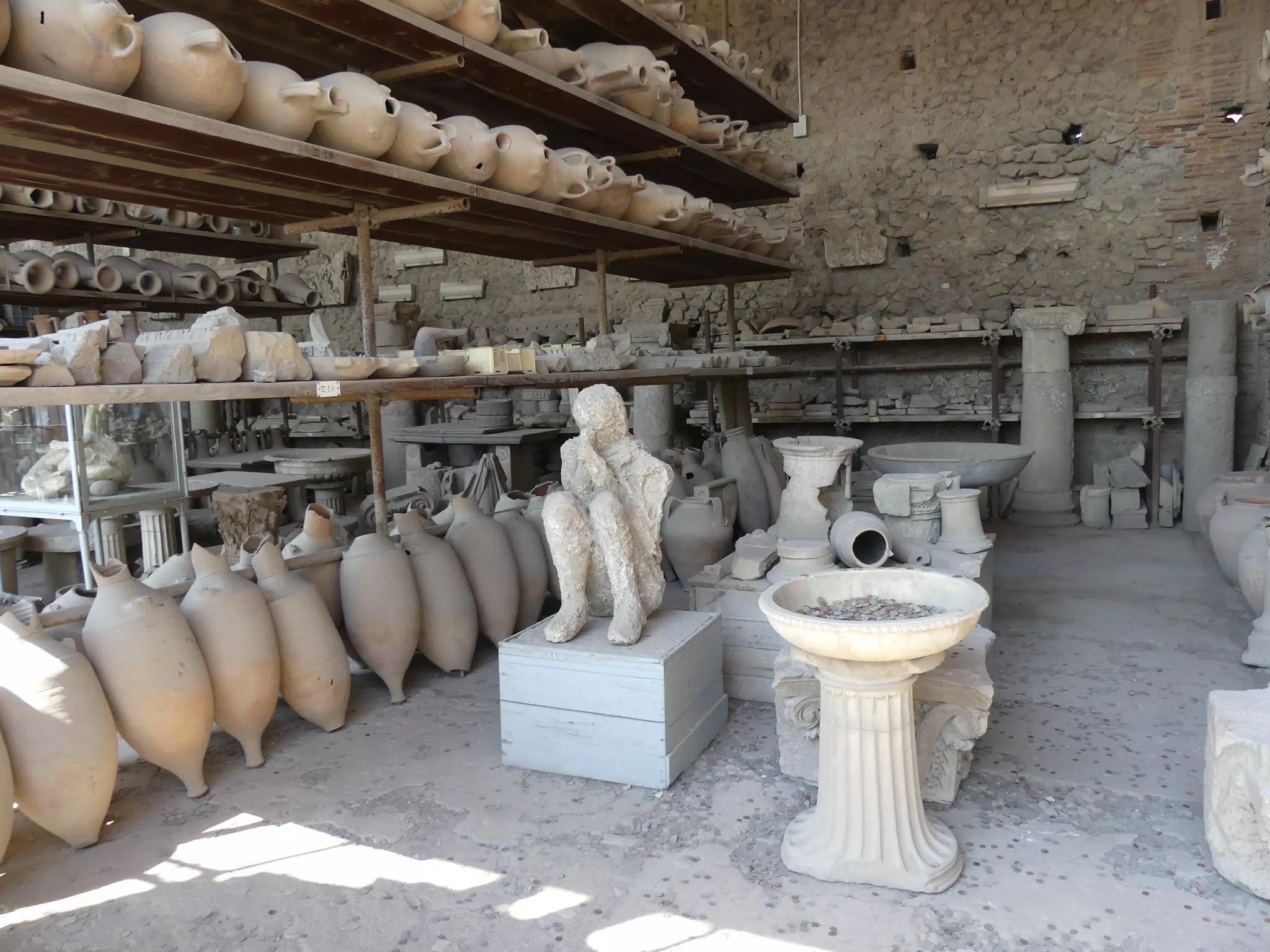 Cast of Victim at Pompeii