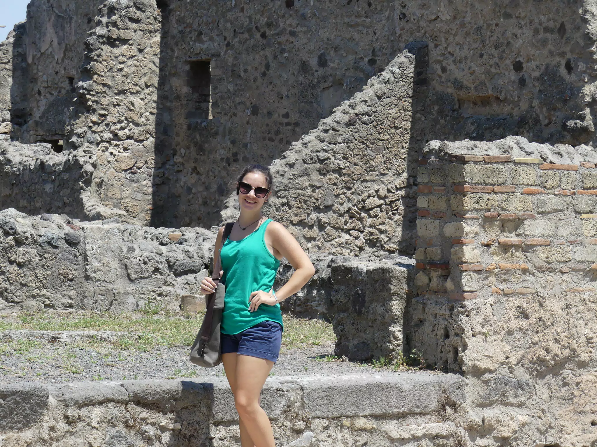 Emily in Pompeii