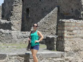 Emily in Pompeii