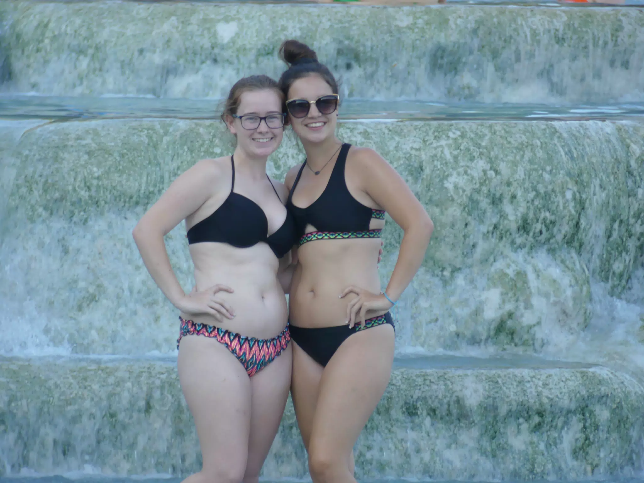 Madeline and Emily at Saturnia