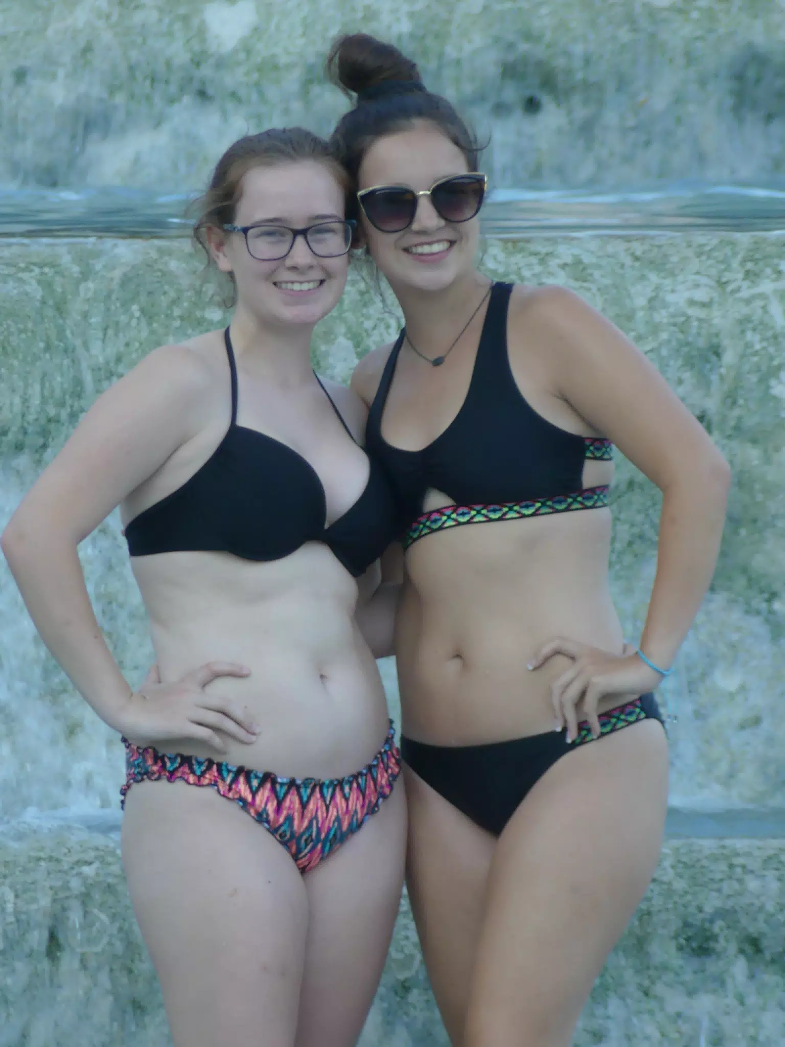 Grice Sisters at Saturnia, Italy