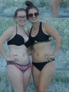 Madeline & Emily at Terme di Saturnia