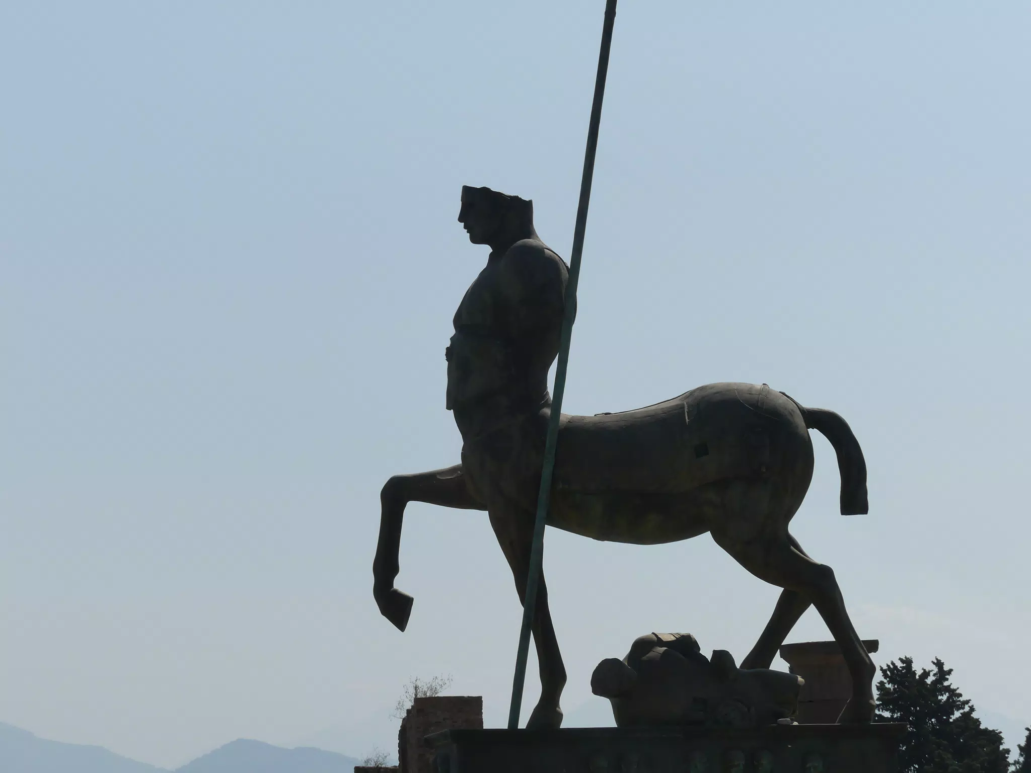 Centaur Statue in Pompeii