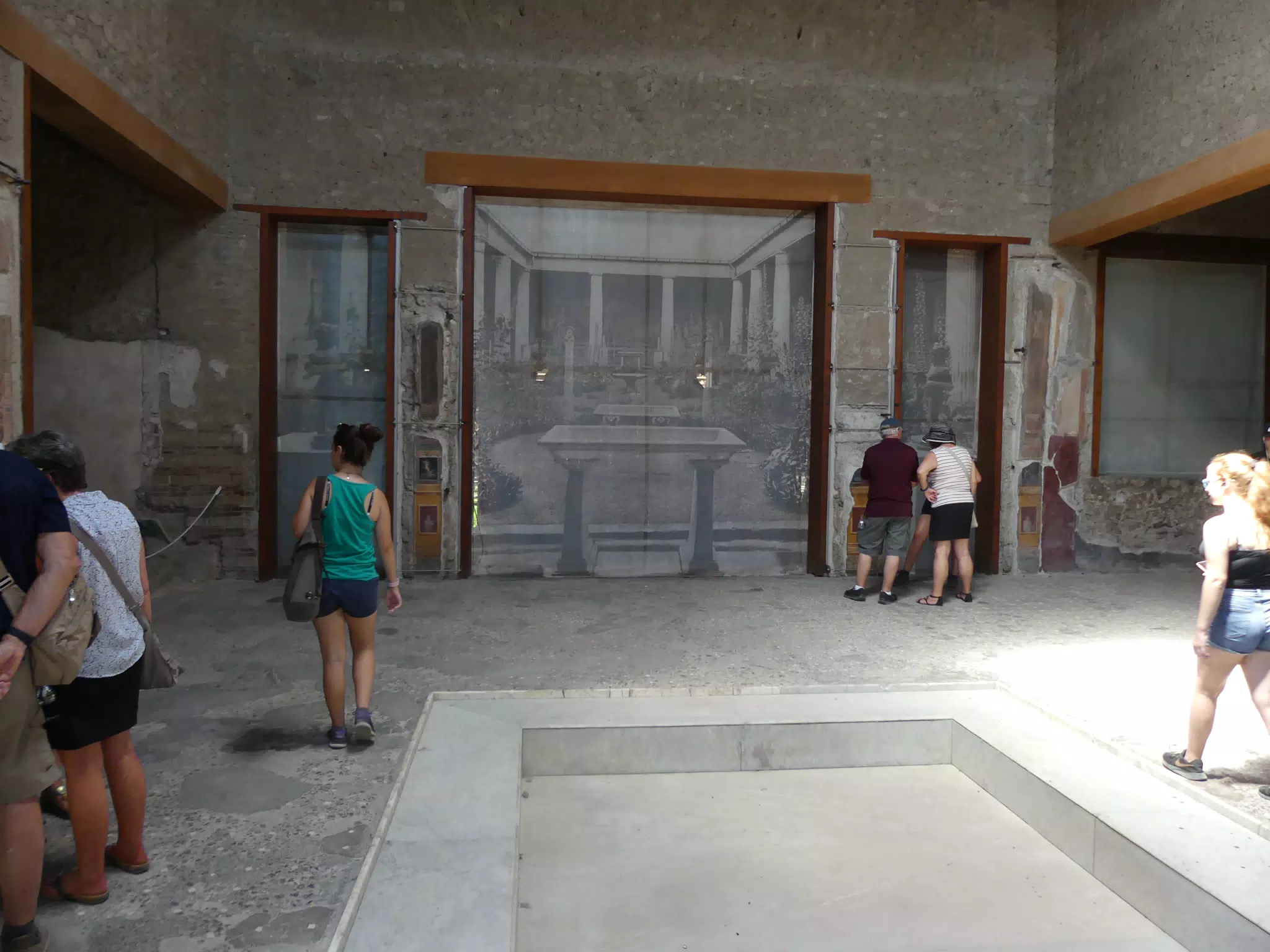Emily Exploring Pompeii Interiors