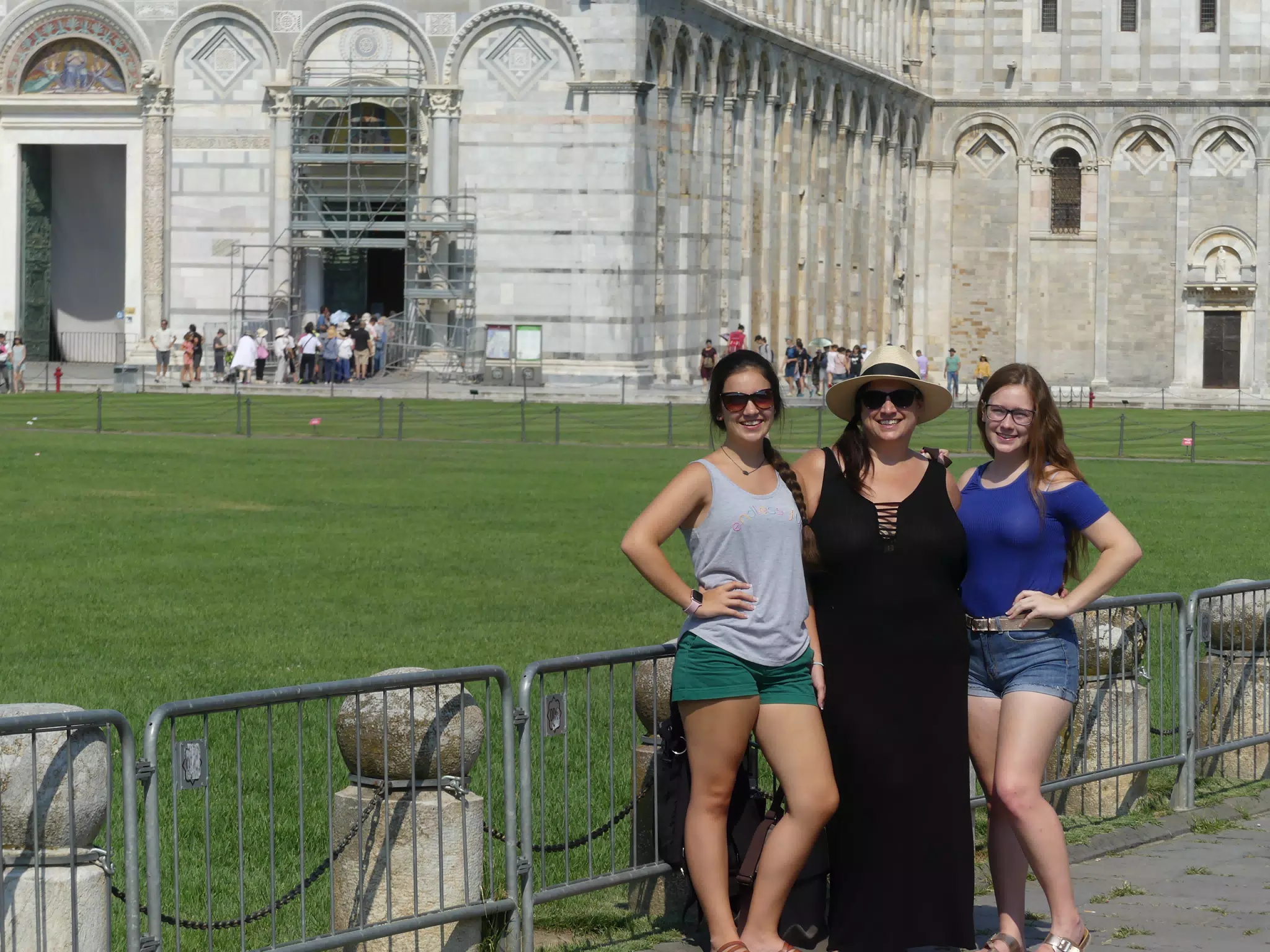 Emily, Dominica & Madeline in Pisa, Italy