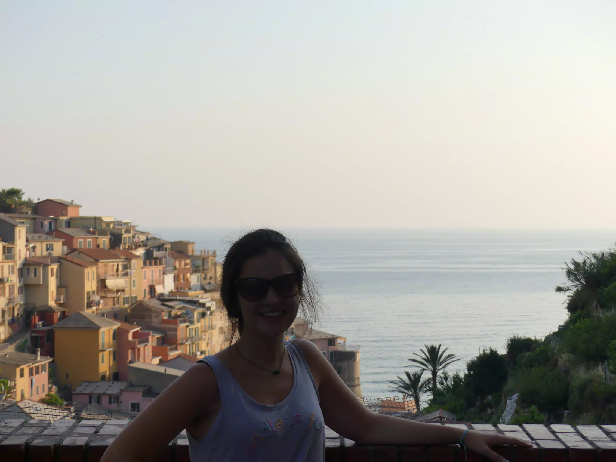 Emily in the Cinque Terra