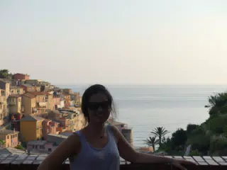 Emily in the Cinque Terra
