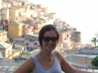Emily in the Cinque Terre