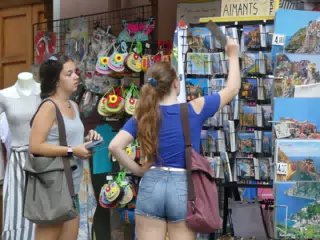 The Girls Souvenir Shopping