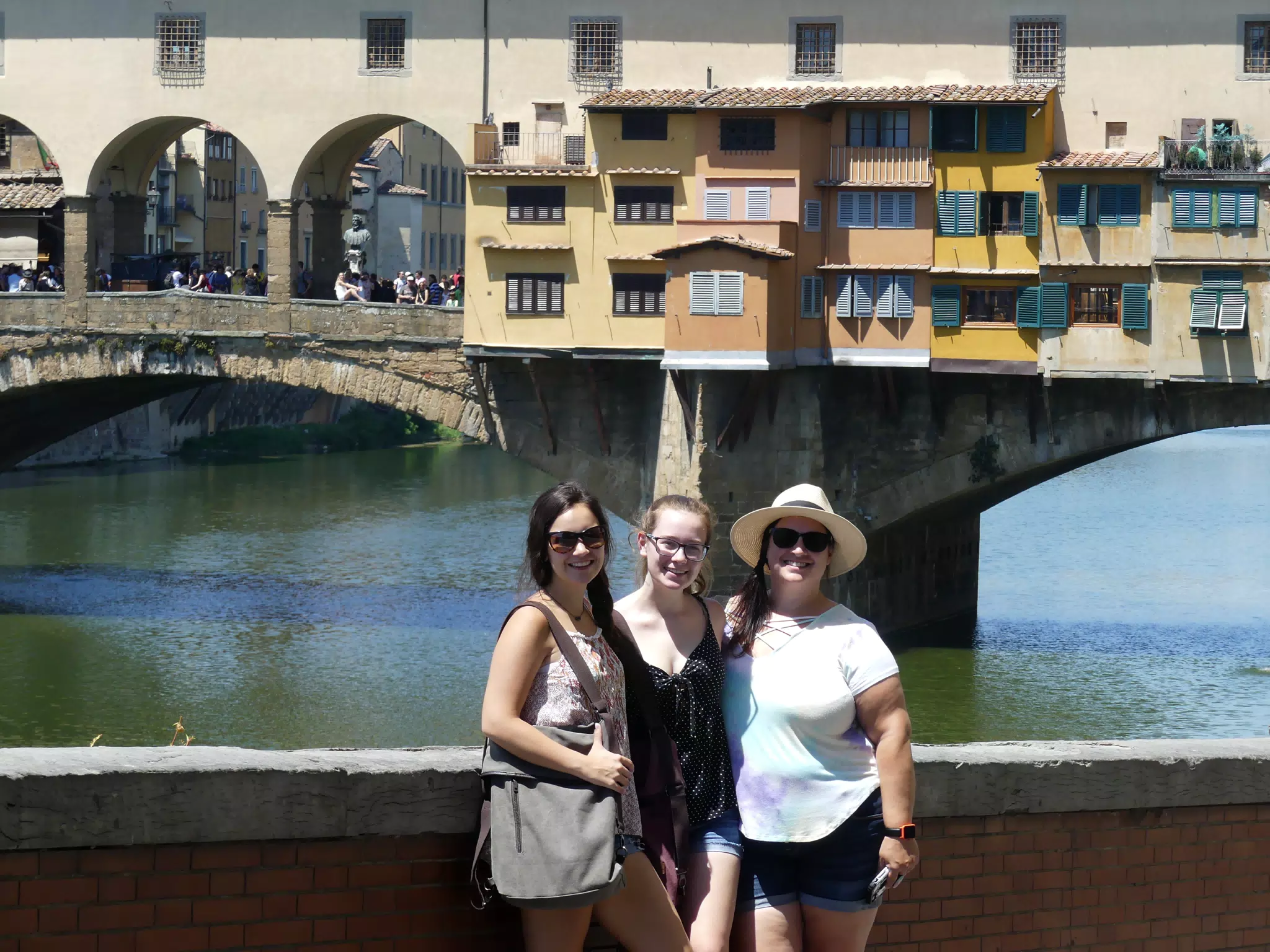 Emily, Madeline & Dominica at Florentine Bridge