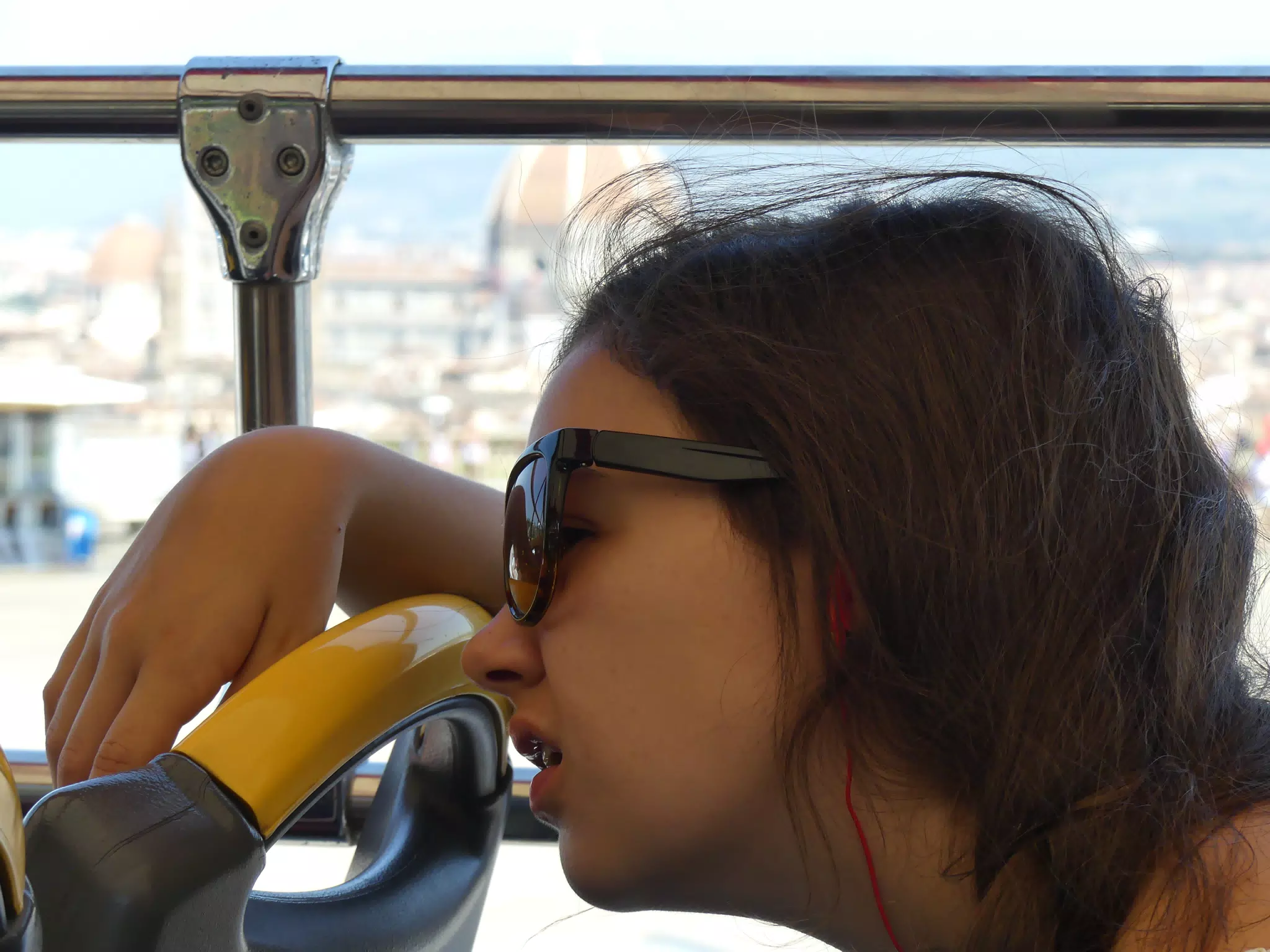 Emily Bored on the Bus