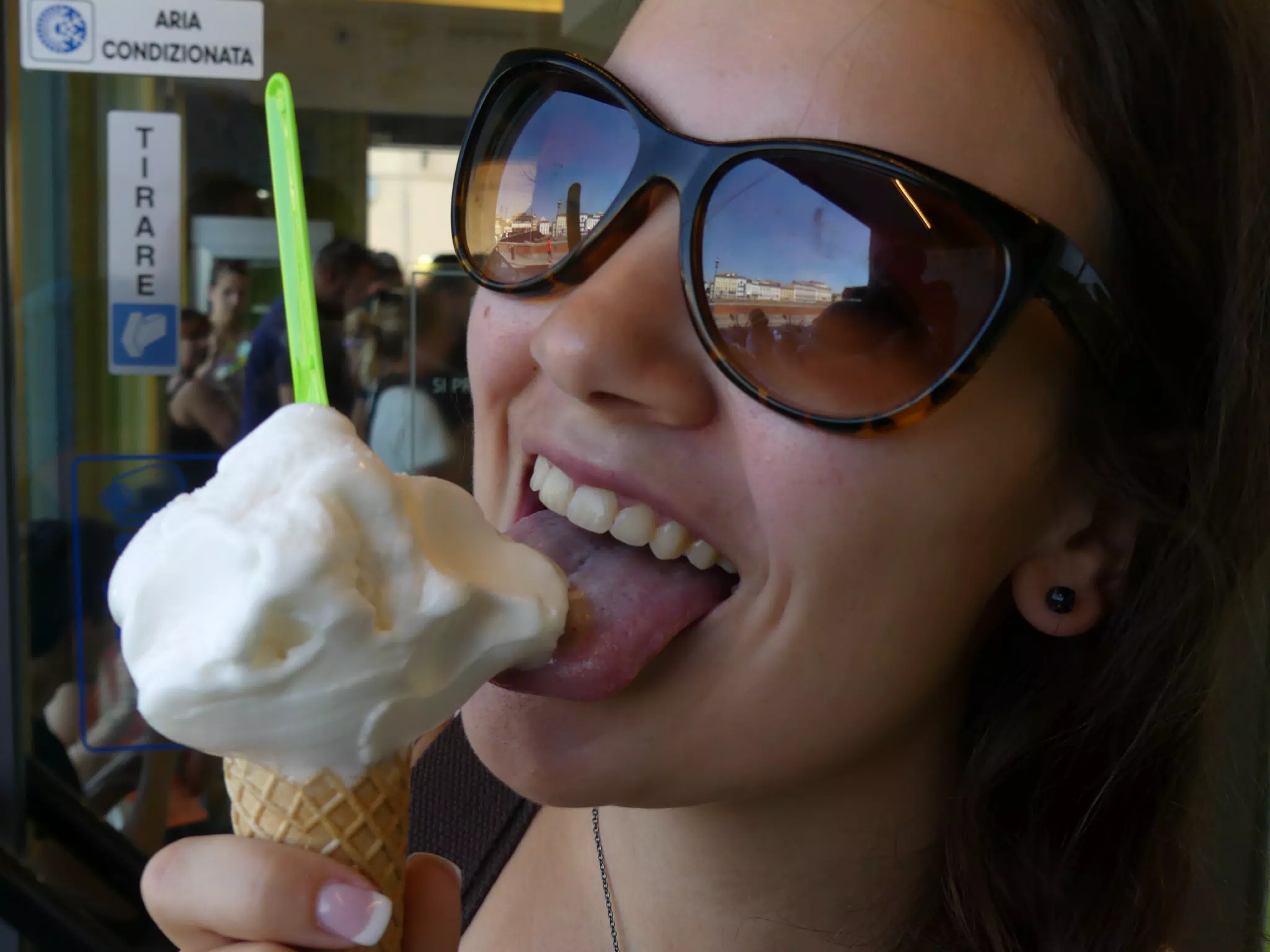 Emily Eating Icecream