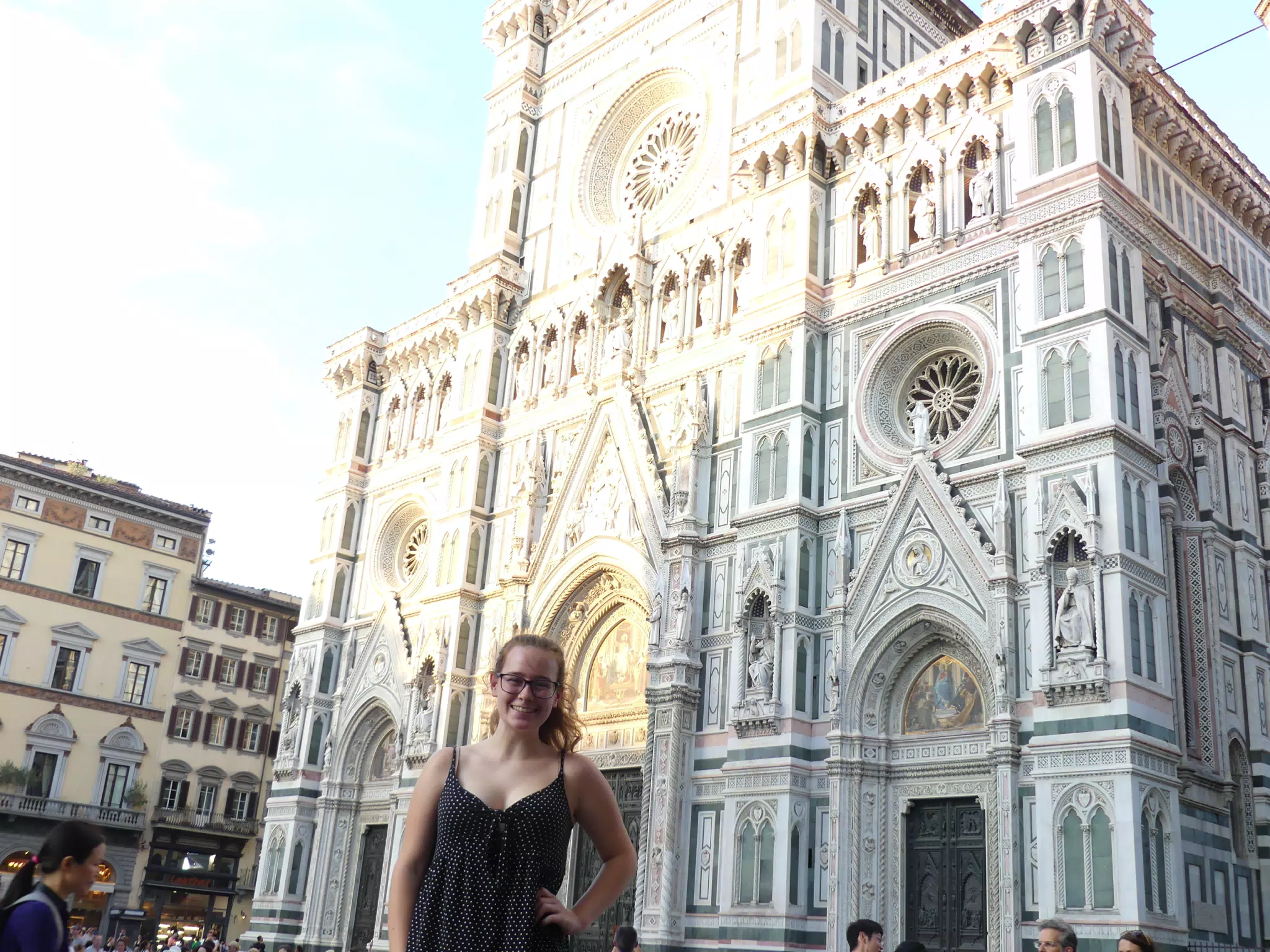 Madeline at the Duomo in Florence