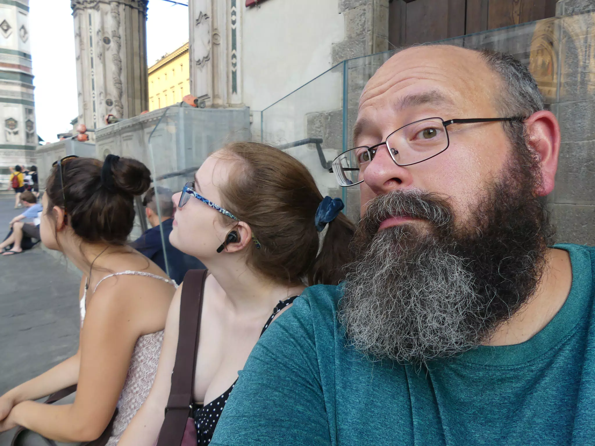 Emily, Madeline & Scott in Florence