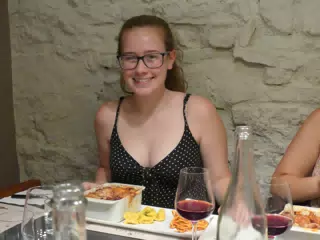 Madeline at Vivanda Gastronomia in Florence