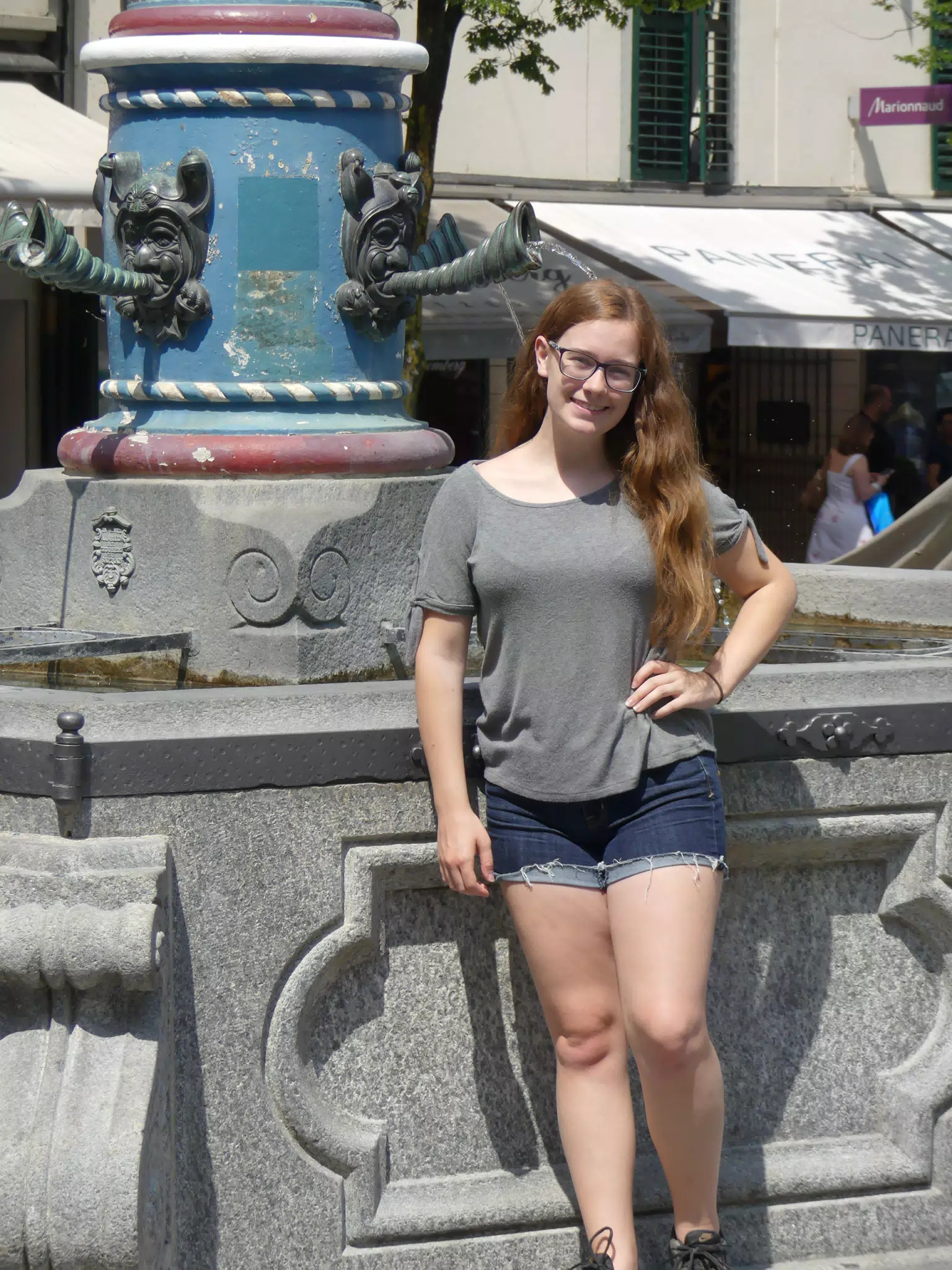 Madeline by Swiss Fountain
