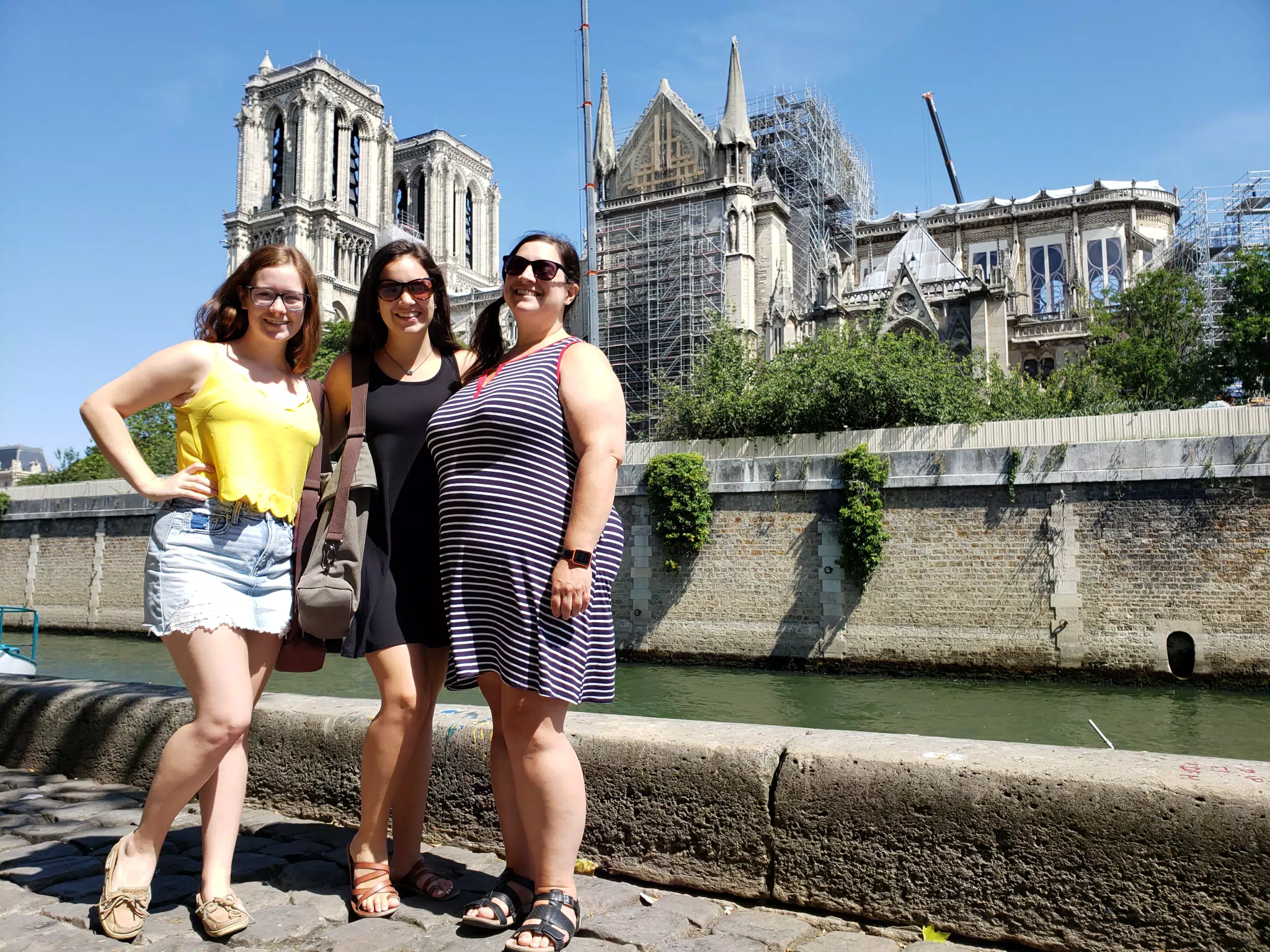 The Girls at Notre Dame in Paris