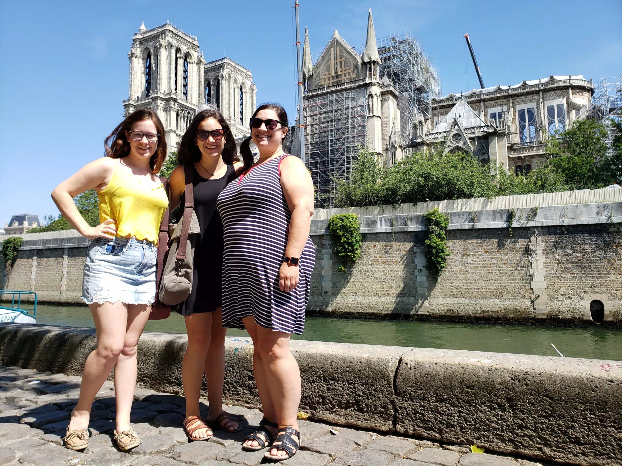 The Girls at Notre Dame in Paris