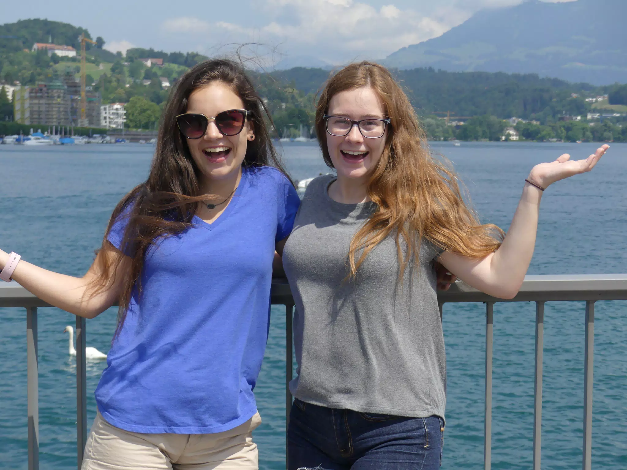 Emily & Madeline in Lucerne Switzerland
