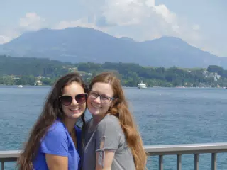 Sisters in Switzerland