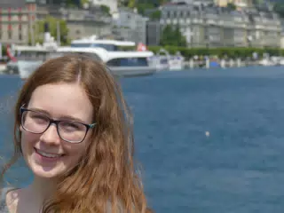 Portrait of Madeline in Switzerland