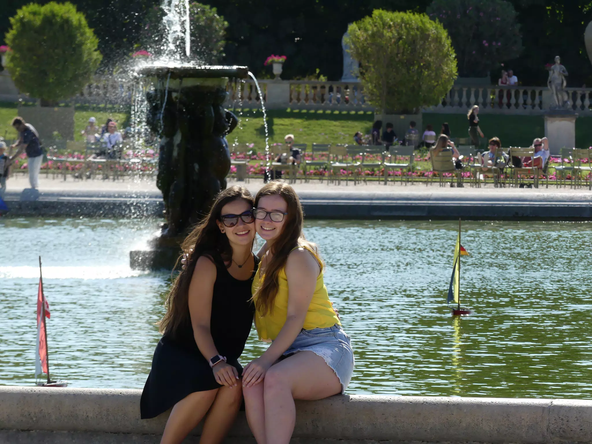 Grice Sisters in Park in Paris