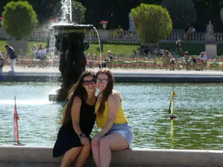 Grice Sisters in Park in Paris