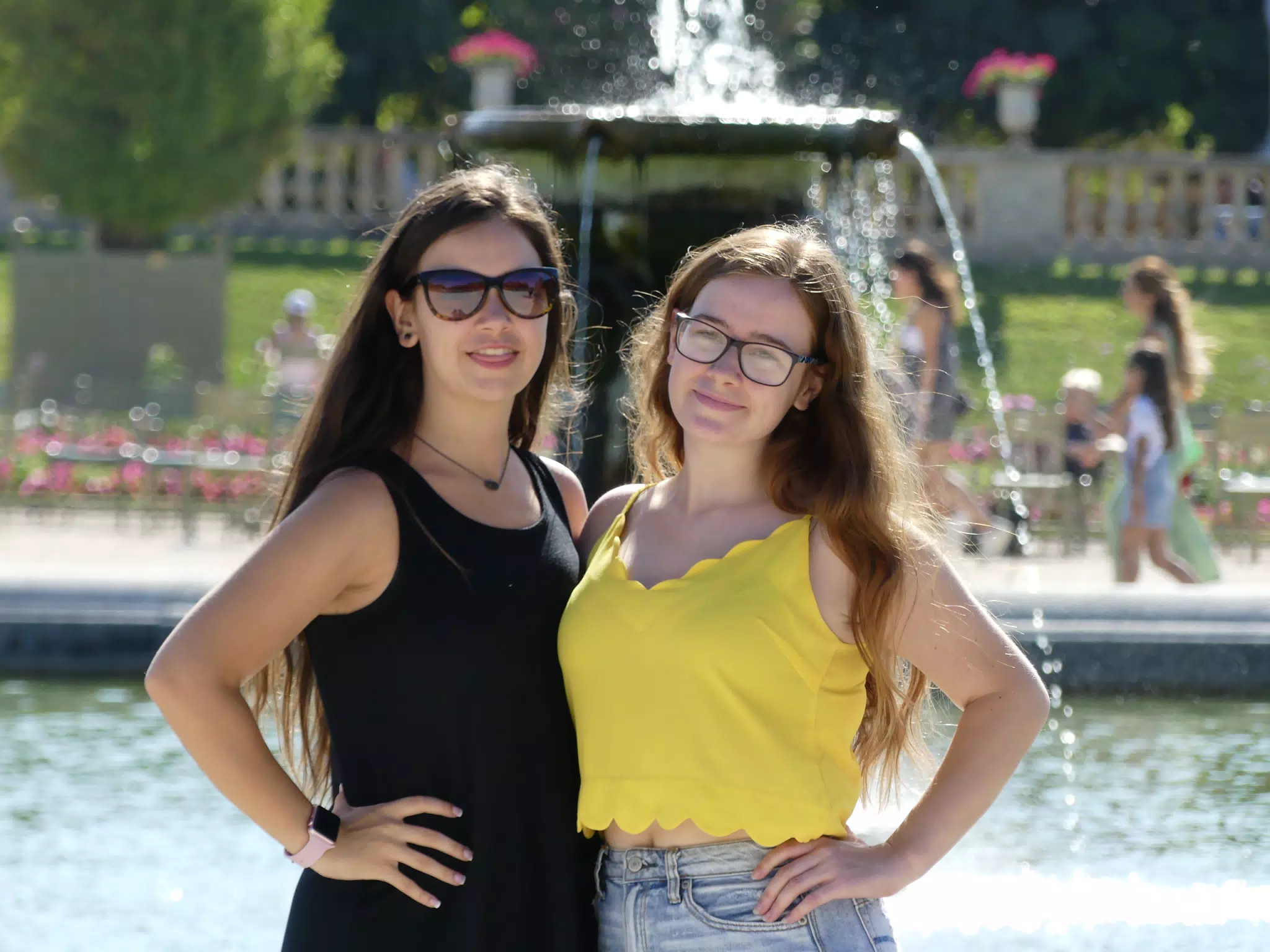 Posing in the Park in Paris