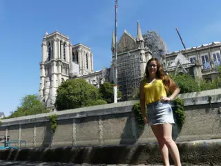 Madeline at Notre Dame