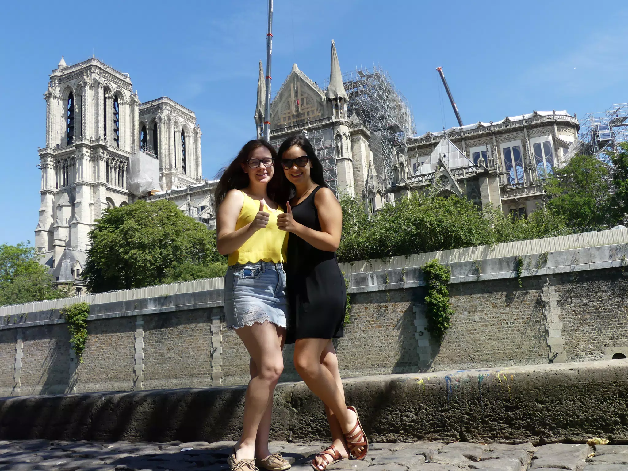 Grice Sisters at Notre Dame in Paris