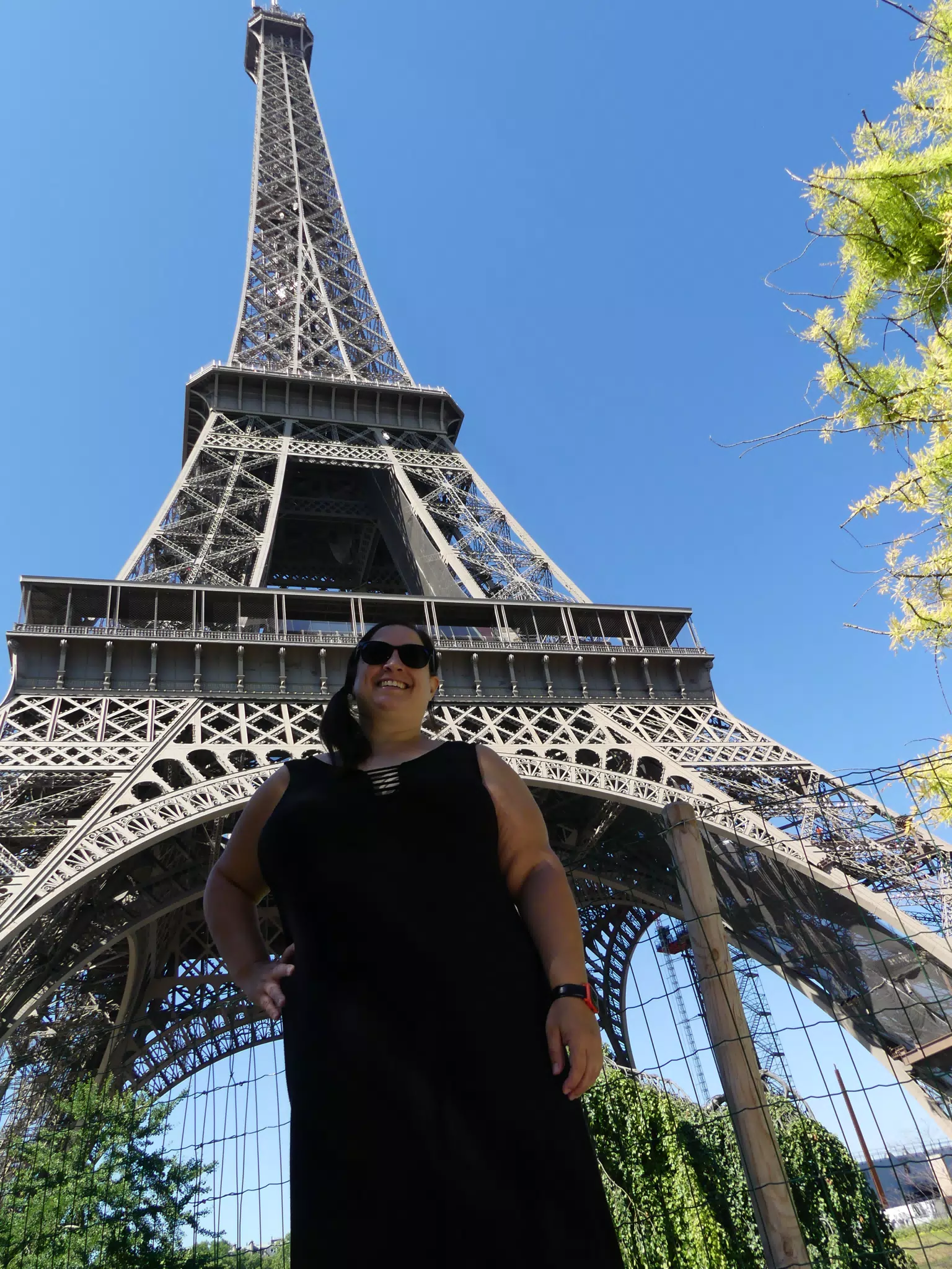 Dominica at the Eiffel Tower