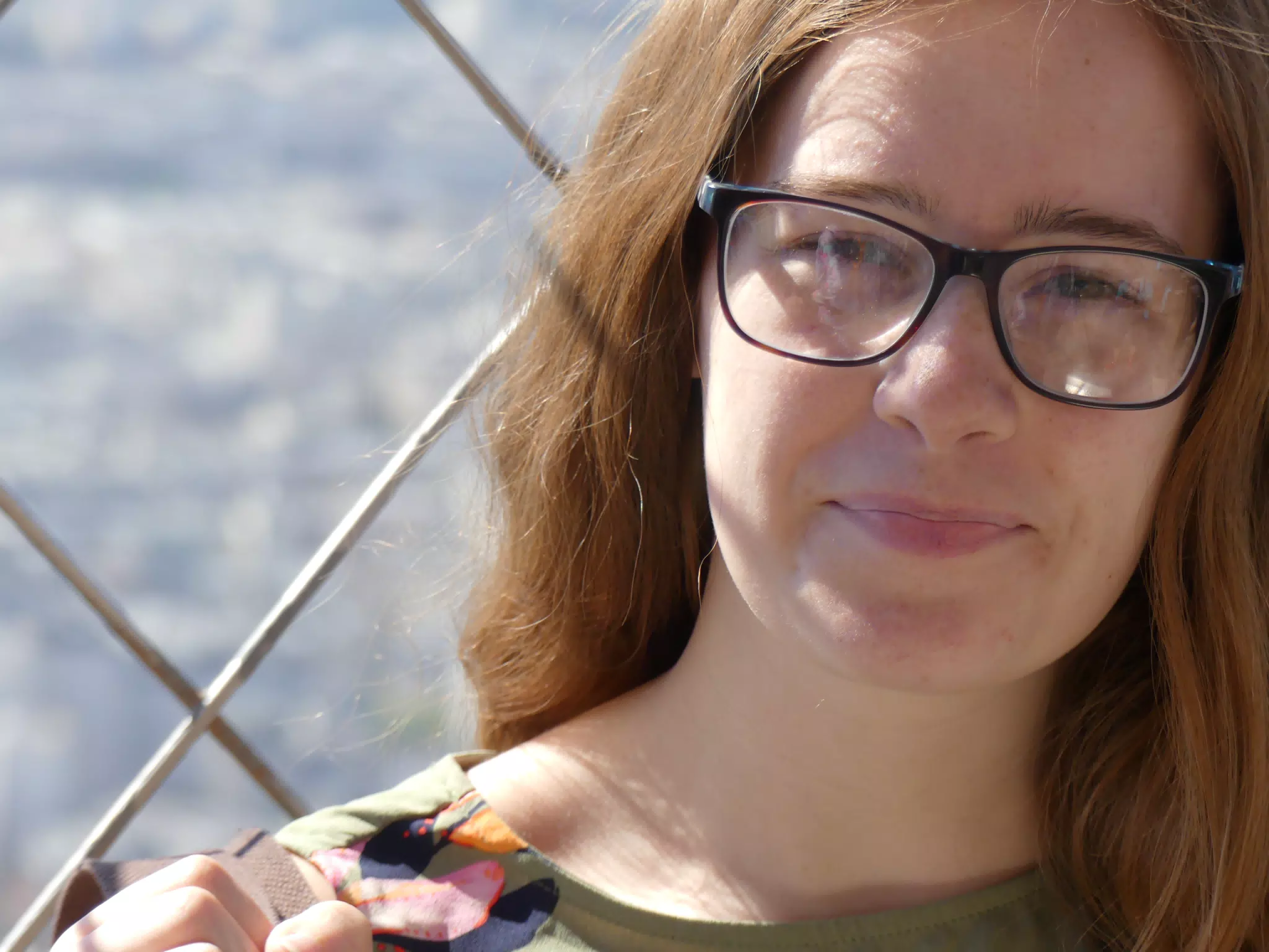 Madeline Atop the Eiffel Tower