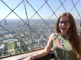Madeline Over Paris