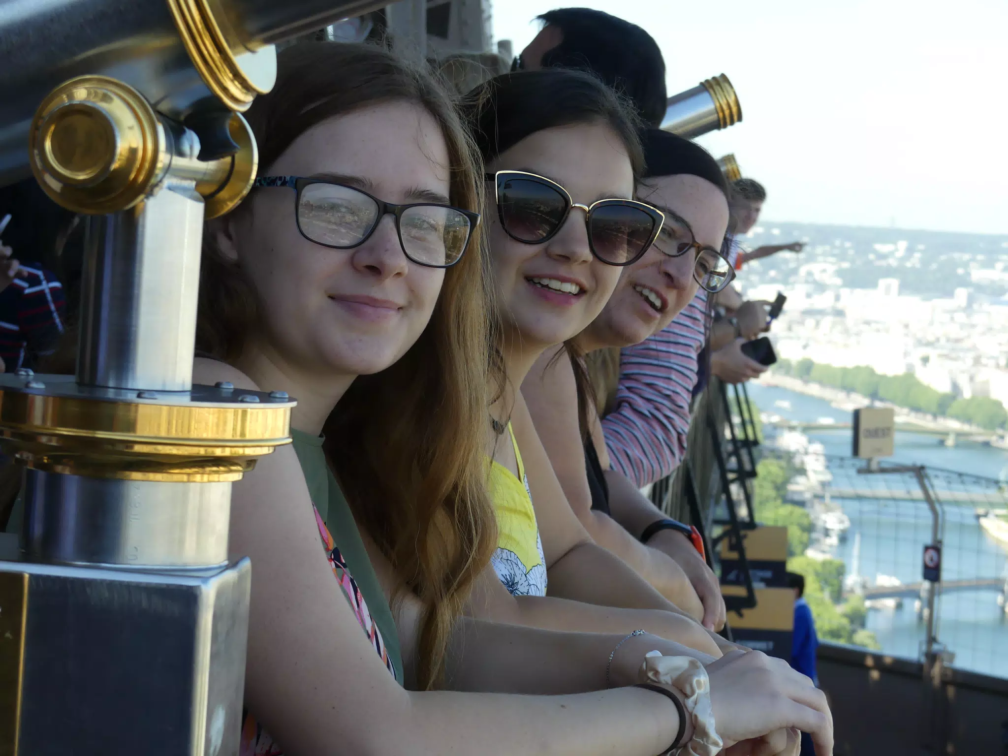 The Girls on the Eiffle Tower