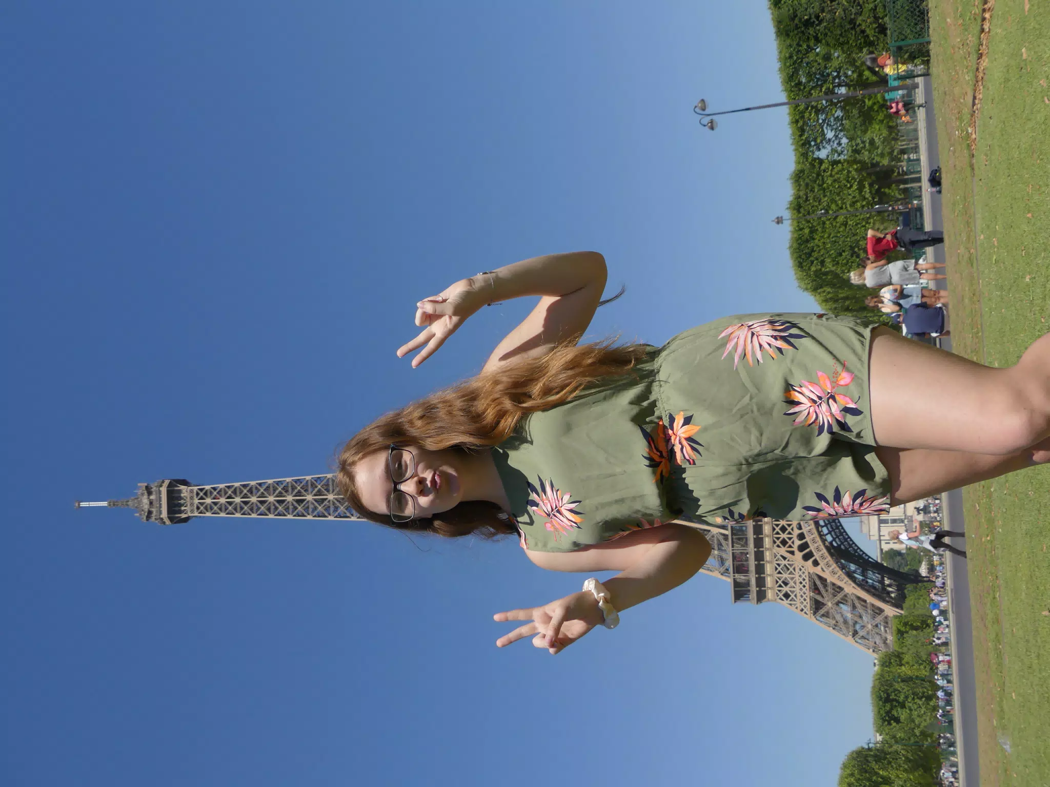 Madeline in Romper in Paris