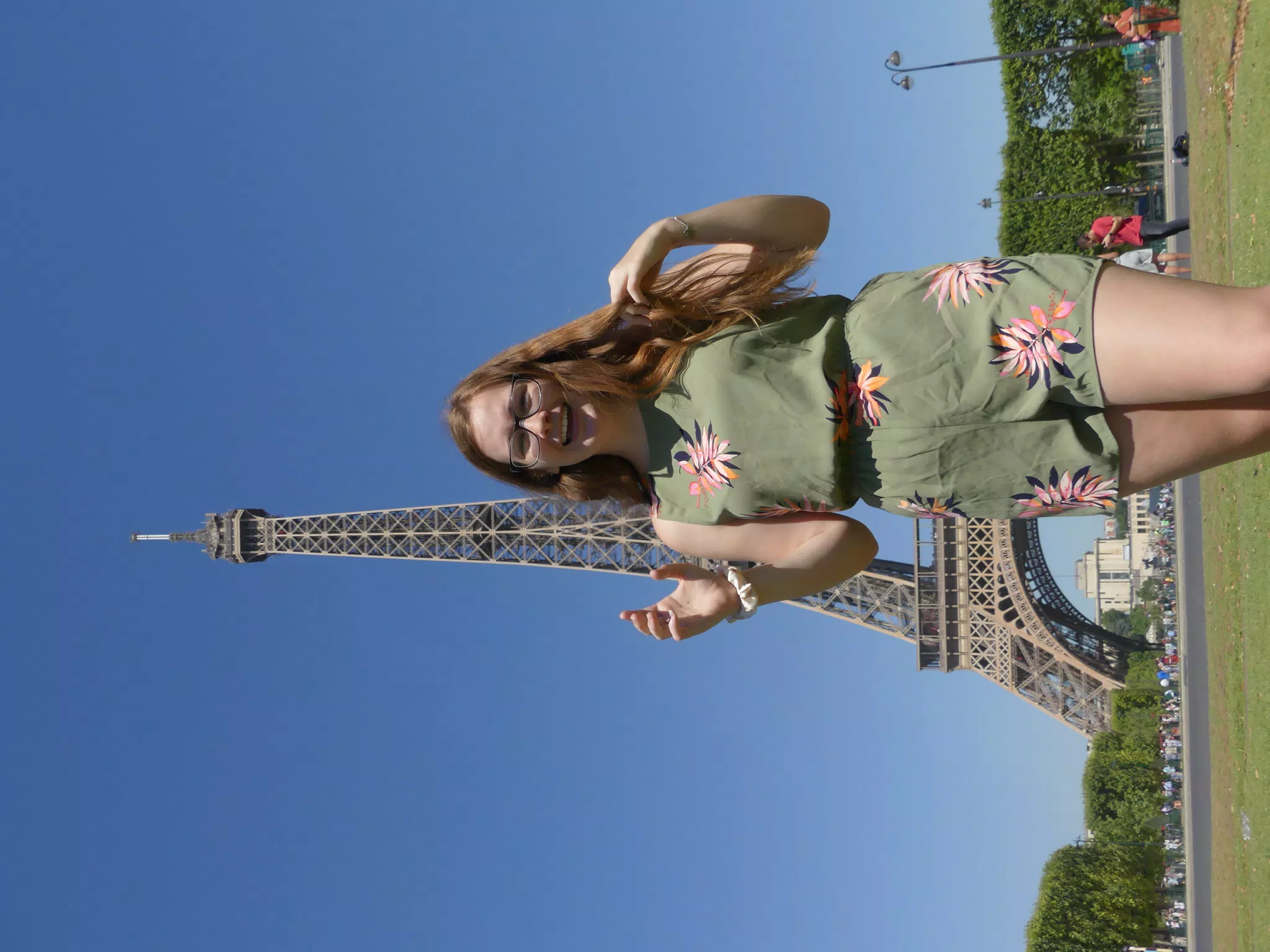 Model Shoot at Eiffel Tower