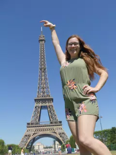 Attempting to Touch the Top of the Eiffel Tower