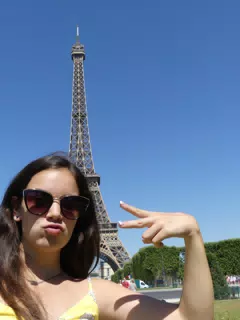 Emily Serious Eiffel Tower