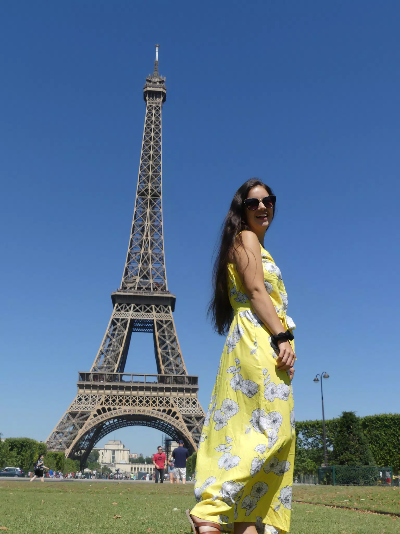 Emily at the Eiffle Tower