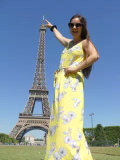 Emily in Yellow Dress in Europe