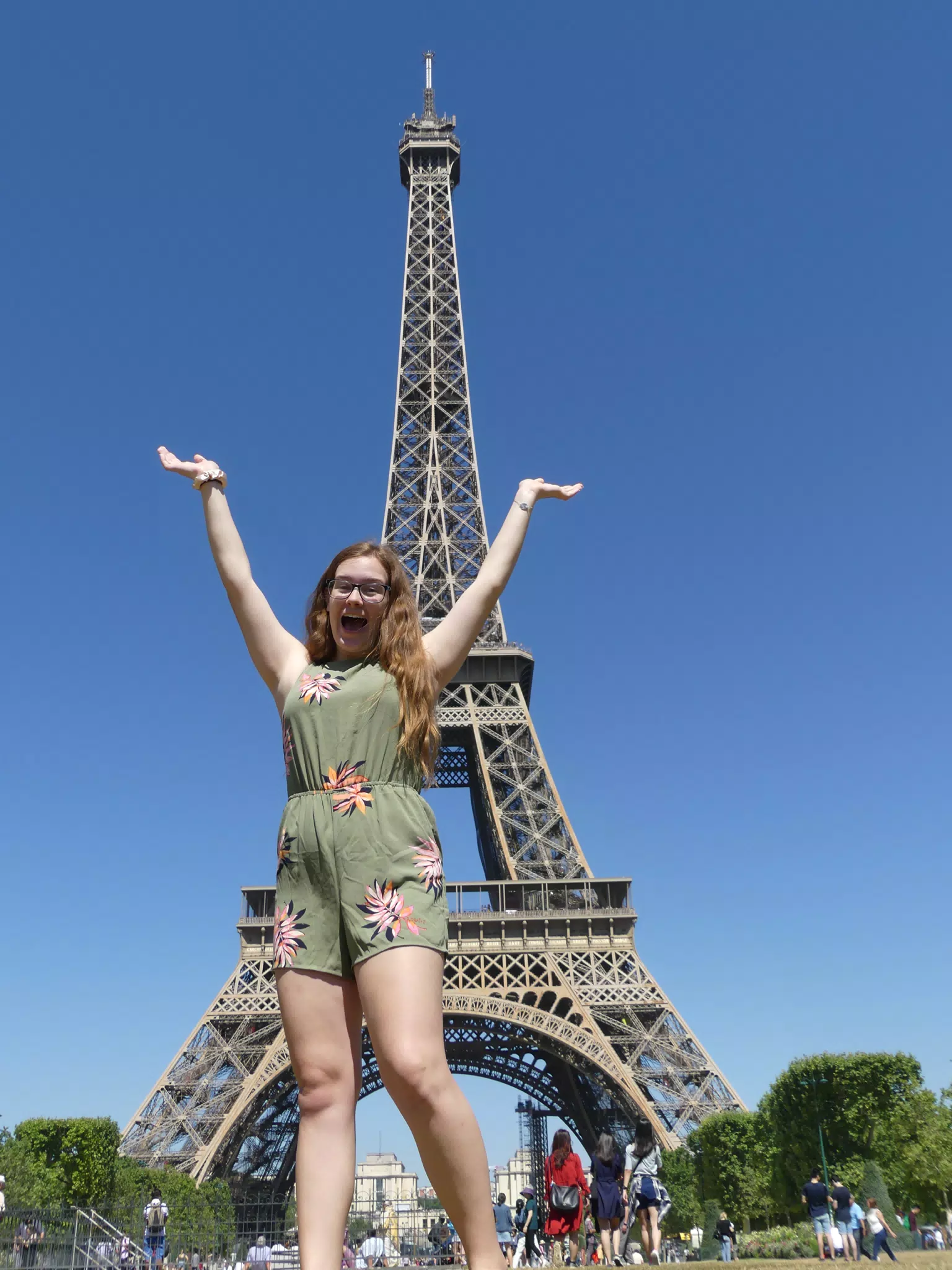 Madeline in Park in Paris