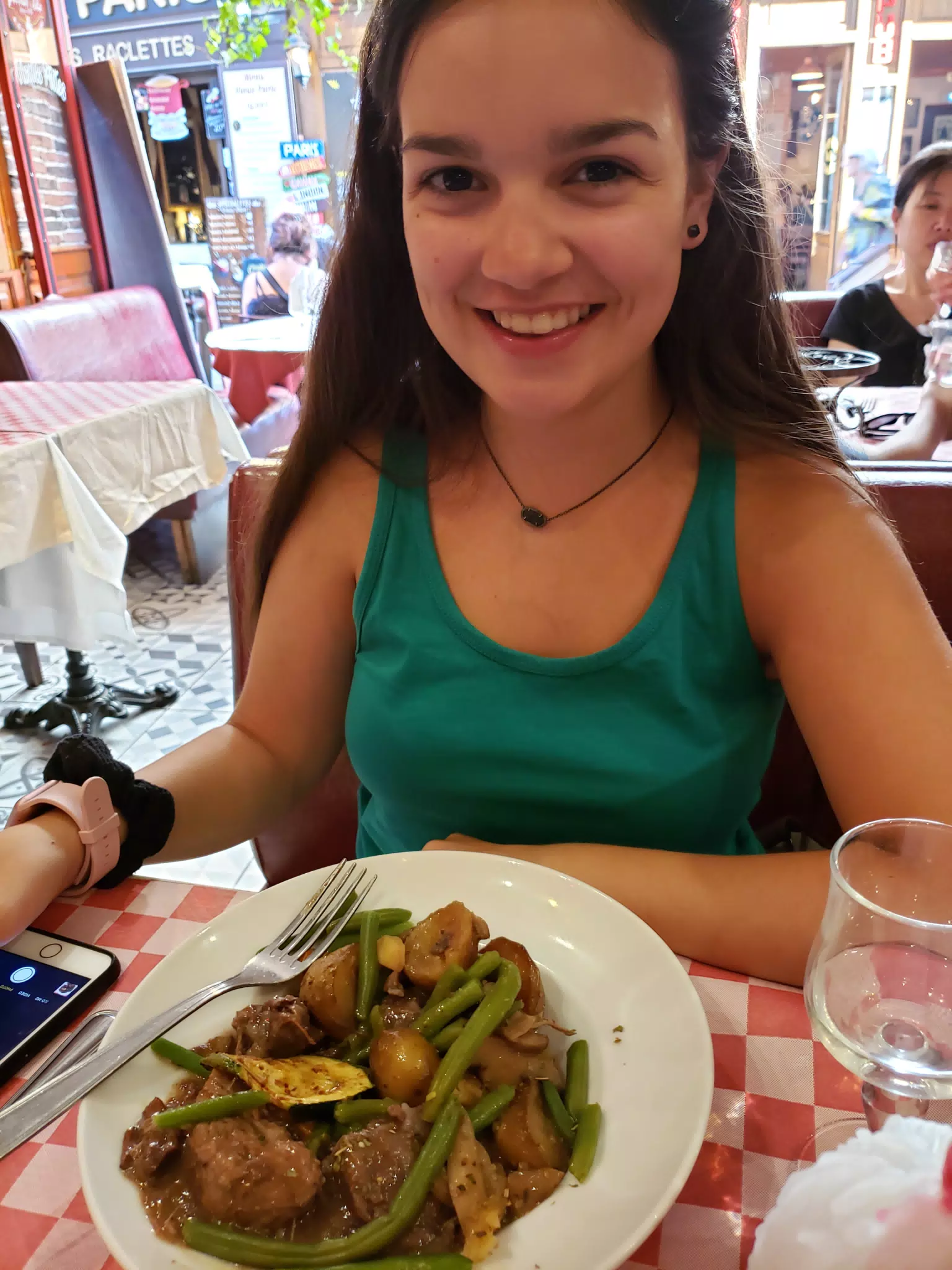 Emily Having Lunch in Paris