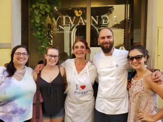 The Girls After Pasta Making Class in Florence