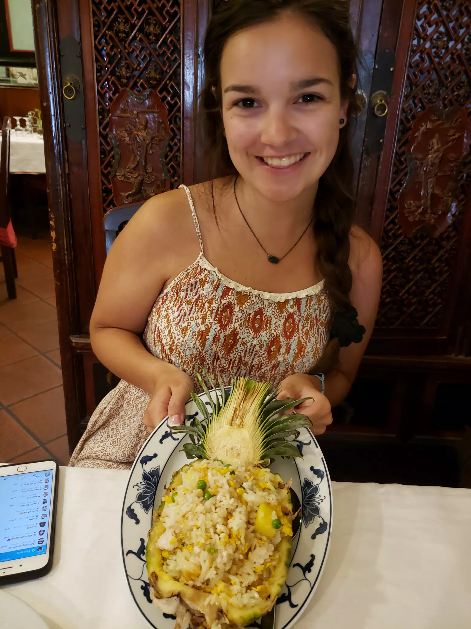 Emily with Pineapple Rice