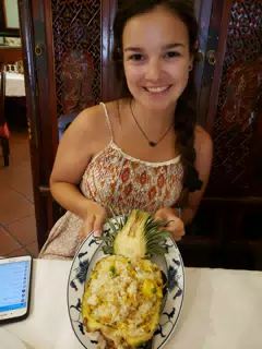 Emily with Pineapple Rice