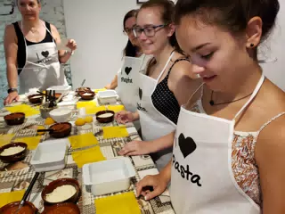The Girls in Pasta Class